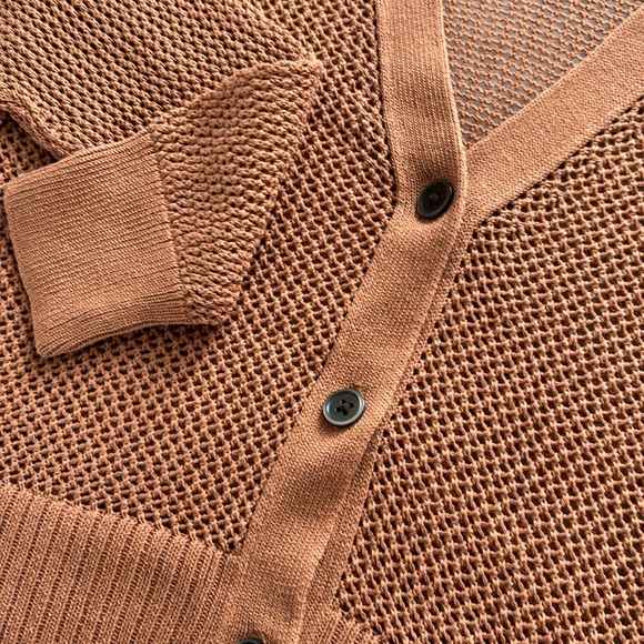 Gifts for Her 🎁 📝🤎NWT Uniqlo Net Cardigan- S - Picture 6 of 8